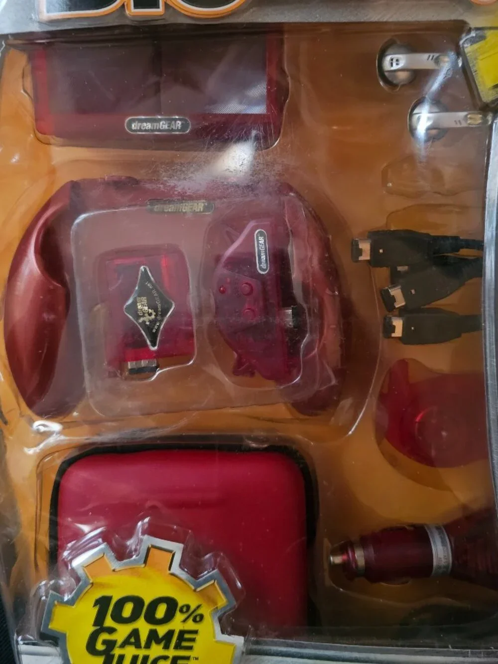 Gameboy Advance SP Dream Gear 12 In 1 Bundle Pak Big Deal Pak for Sealed RED.